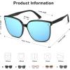 image:imageSOJOS Sunglasses for Women Men Vintage Style Shades SJ2157BlackBlue