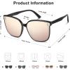 image:imageSOJOS Sunglasses for Women Men Vintage Style Shades SJ2157BlackRose Gold Mirrored