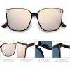 image:imageSOJOS Sunglasses for Women Men Vintage Style Shades SJ2157BlackRose Gold Mirrored