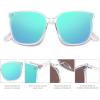 image:imageSOJOS Sunglasses for Women Men Vintage Style Shades SJ2157ClearBlue