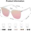 image:imageSOJOS Sunglasses for Women Men Vintage Style Shades SJ2157ClearPink