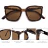 image:imageSOJOS Sunglasses for Women Men Vintage Style Shades SJ2157TortoiseBrown