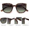image:imageSOJOS Sunglasses for Women Men Vintage Style Shades SJ2157TortoiseGradient Green