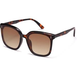 image:imageSOJOS Sunglasses for Women Men Vintage Style Shades SJ2157BrownGradient Brown