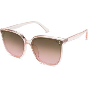 image:imageSOJOS Sunglasses for Women Men Vintage Style Shades SJ2157ClearBrown