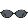 image:imageSOJOS Polarized Retro Oval Sunglasses for Women Chic Vintage 90s Y2K Sunnies UV400 Trendy Designer Sun Glasses SJ2703BlackGrey