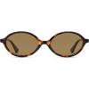 image:imageSOJOS Polarized Retro Oval Sunglasses for Women Chic Vintage 90s Y2K Sunnies UV400 Trendy Designer Sun Glasses SJ2703Brown TortoiseBrown