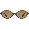 image:imageSOJOS Polarized Retro Oval Sunglasses for Women Chic Vintage 90s Y2K Sunnies UV400 Trendy Designer Sun Glasses SJ2703BrownBrown