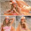 image:imageSOJOS Retro 70s Aviator Sunglasses for Women Men Trendy 2026 Oversized UV400 Metal Pilot Shades SJ1272GoldGrey