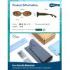 image:imageSOJOS Ocean Collection Retro Oval Polarized Sunglasses for Kids Girls Boys Recycled Plastic Frame Sunlight SOlive GreenBrown