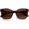 image:imageSOJOS Trendy Square Oversized Polarized Sunglasses for Women Retro Womens Shade SJ2682Tortoise Frame Brown Lens