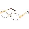 image:imageSOJOS Retro Oval Blue Light Blocking Glasses for WomenTrendy Blue Light Computer Glasses Metal Frame Eyewear SJ5434BDemigold