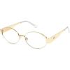 image:imageSOJOS Retro Oval Blue Light Blocking Glasses for WomenTrendy Blue Light Computer Glasses Metal Frame Eyewear SJ5434BShiny Gold