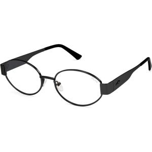 image:imageSOJOS Retro Oval Blue Light Blocking Glasses for WomenTrendy Blue Light Computer Glasses Metal Frame Eyewear SJ5434BMatt Black