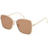image:imageSOJOS Trendy Square Oversized Sunglasses Womens Mens UV400 Big Large Designer Shades SJ1082GoldLight Brown