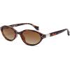 image:imageSOJOS Ocean Collection Retro Oval Polarized Sunglasses for Women Men Lightweight Narrow Shades StellarTortoiseBrown