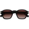 image:imageSOJOS Vintage Retro Square Polarized Sunglasses Men Standard Fit Trendy Womens Sun Glasses SJ2382Black Frame Brown Grading Lens