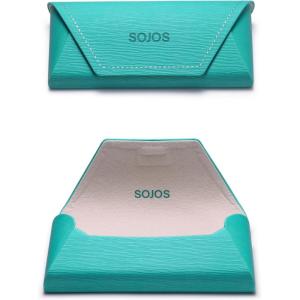 image:imageSOJOS Soft Sunglasses Case Women Men Portable Travel Sunglass Pouch Protective Glasses Bag Universal Fit for Eyewear SA524