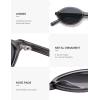 image:imageSOJOS Acetate Polarized Oval Sunglasses Women Retro Handmade Narrow Y2K Lightweight Vintage 90s Designer Sun Glasses LonaGreyGrey