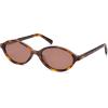 image:imageSOJOS Acetate Polarized Oval Sunglasses Women Retro Handmade Narrow Y2K Lightweight Vintage 90s Designer Sun Glasses LonaTurquoiseBrown