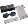 image:imageSOJOS Retro Oval Polarized Sunglasses for Women Men 90s Vintage UV400 Protection Tiny Sun Glasses SJ2286BlueGrey