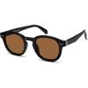 image:imageSOJOS Retro Vintage Polarized Sunglasses for Women Men Classic Square Panto Shades SJ2626BlackBrown