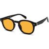 image:imageSOJOS Retro Vintage Polarized Sunglasses for Women Men Classic Square Panto Shades SJ2626BlackYellow Tint