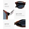 image:imageSOJOS Retro Vintage Polarized Sunglasses for Women Men Classic Square Panto Shades SJ2626TortoiseDark Blue