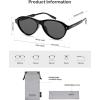 image:imageSOJOS Retro Aviator Polarized Sunglasses for Women Men Vintage 70s Style UV Protection Sun Glasses SJ2701BlackGrey