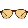 image:imageSOJOS Retro Aviator Polarized Sunglasses for Women Men Vintage 70s Style UV Protection Sun Glasses SJ2701OrangebrownLight Yellow