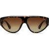 image:imageSOJOS Trendy Polarized Aviator Sunglasses Womens Mens Large 80s 90s Style Retro Vintage Shades SJ2705Brown TortoiseGradient Brown