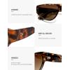 image:imageSOJOS Trendy Polarized Aviator Sunglasses Womens Mens Large 80s 90s Style Retro Vintage Shades SJ2705Brown TortoiseGradient Brown