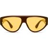 image:imageSOJOS Trendy Polarized Aviator Sunglasses Womens Mens Large 80s 90s Style Retro Vintage Shades SJ2705BrownYellow Tint