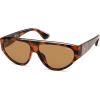 image:imageSOJOS Trendy Polarized Aviator Sunglasses Womens Mens Large 80s 90s Style Retro Vintage Shades SJ2705Orange TortoiseBrown