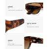 image:imageSOJOS Trendy Polarized Aviator Sunglasses Womens Mens Large 80s 90s Style Retro Vintage Shades SJ2705Orange TortoiseBrown