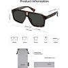 image:imageSOJOS Trendy Polarized Aviator Sunglasses for Women MenFashion Square Aviators Shades Vintage Style UV400 Protected SJ2699Demi