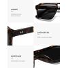 image:imageSOJOS Trendy Polarized Aviator Sunglasses for Women MenFashion Square Aviators Shades Vintage Style UV400 Protected SJ2699Demi