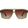 image:imageSOJOS Trendy Polarized Aviator Sunglasses for Women MenFashion Square Aviators Shades Vintage Style UV400 Protected SJ2699Green