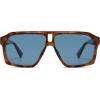 image:imageSOJOS Trendy Polarized Aviator Sunglasses for Women MenFashion Square Aviators Shades Vintage Style UV400 Protected SJ2699Yellow Demi
