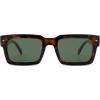 image:imageSOJOS Classic Retro Square Polarized Sunglasses Womens Mens 80s 90s Trendy Rectangle Shades SJ2393Brown TortoiseGreen