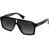 image:imageSOJOS Trendy Polarized Aviator Sunglasses for Women MenFashion Square Aviators Shades Vintage Style UV400 Protected SJ2699Black