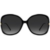 image:imageSOJOS 2026 Oversized Butterfly Sunglasses for Women with Gold ArmsBeach Sun UV Protection ShadesBlackGrey