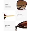 image:imageSOJOS 2026 Oversized Butterfly Sunglasses for Women with Gold ArmsBeach Sun UV Protection ShadesOrange TortoiseBrown