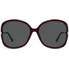 image:imageSOJOS 2026 Oversized Butterfly Sunglasses for Women with Gold ArmsBeach Sun UV Protection ShadesRedGrey