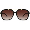 image:imageSOJOS Big Trendy Polarized Aviator Sunglasses for Women Men 80s 90s Retro Square Aviators Sun Glasses SJ2672BlackReddish Brown Gradient