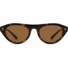 image:imageSOJOS Polarized Retro Oval Cat Eye Sunglasses for Women 90s Small Y2K Vintage TR90 Sun Glasses SJ2727Brown TortoiseBrown