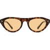 image:imageSOJOS Polarized Retro Oval Cat Eye Sunglasses for Women 90s Small Y2K Vintage TR90 Sun Glasses SJ2727Brown TortoiseLight Brown