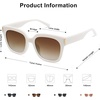 image:imageSOJOS Polarized Sunglasses for Women Men Trendy Square Large Sun Glasses SJ2149Beige