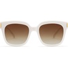 image:imageSOJOS Polarized Sunglasses for Women Men Trendy Square Large Sun Glasses SJ2149Beige
