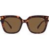 image:imageSOJOS Polarized Sunglasses for Women Men Trendy Square Large Sun Glasses SJ2149Brown TortoiseBrown